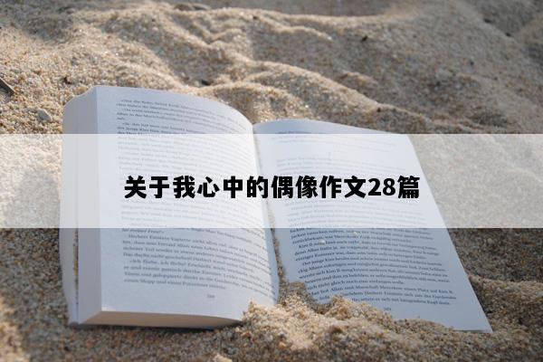 关于我心中的偶像作文28篇