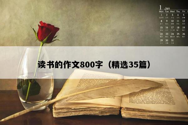 读书的作文800字（精选35篇）