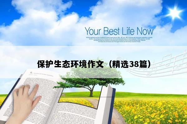 保护生态环境作文（精选38篇）