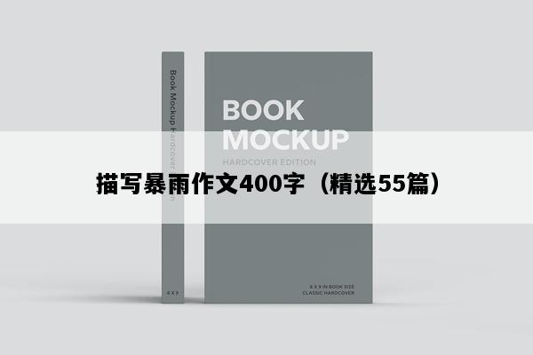 描写暴雨作文400字（精选55篇）