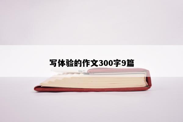 写体验的作文300字9篇