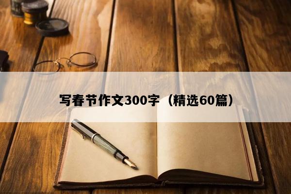 写春节作文300字（精选60篇）