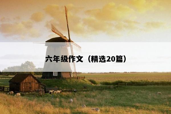 六年级作文（精选20篇）